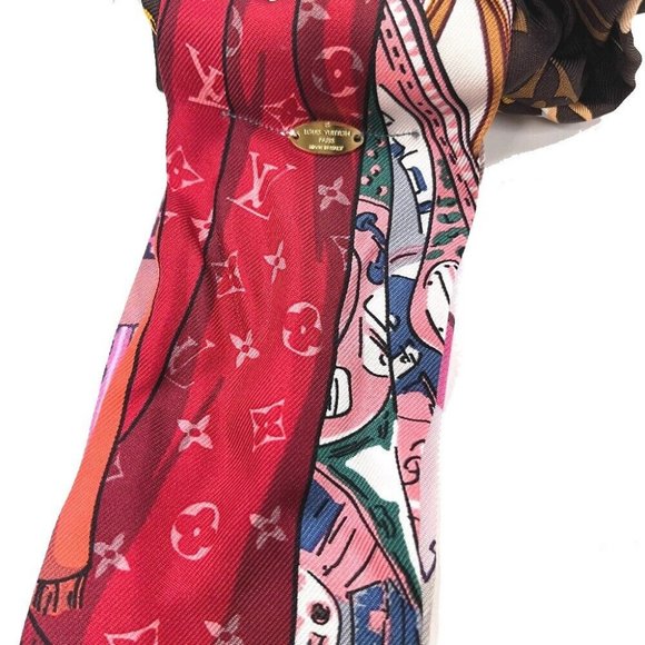 UNUSED LOUIS VUITTON M76741 Accessory scrunchie ribbon Be Mindful Hair elastic - Picture 5 of 9